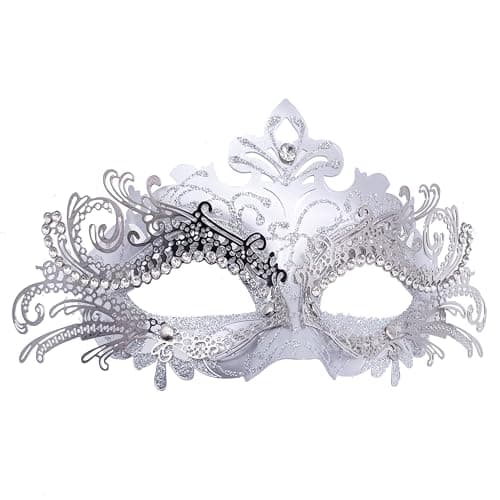 Geek-M Masquerade Metal Masks for Halloween & Mardi Gras