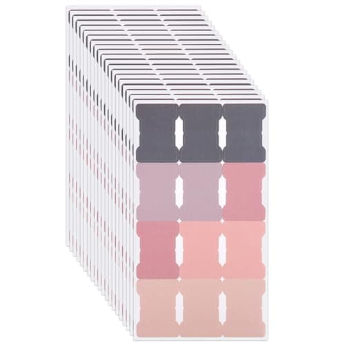 Blank Sunset 240 Piece Self-Adhesive Index Tabs for Labeling