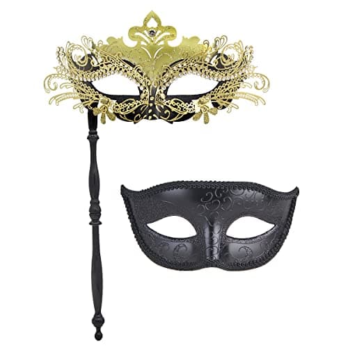 Couple Venetian Masquerade Mask
