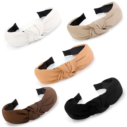 Women & Girls Stylish 5PCS Knotted Headbands
