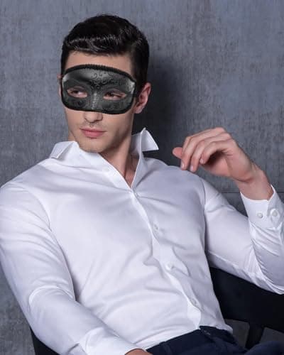 Pretishows Couple Venetian Masquerade Mask Set