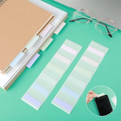 Bible Annotation Tabs - 240Pcs 6 Color Sticky Labels for Notebooks, Planners, File Folders