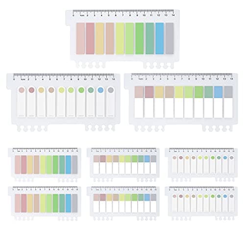 1200pcs Colorful Macaron Writeable Book Tabs for Files & Notebooks