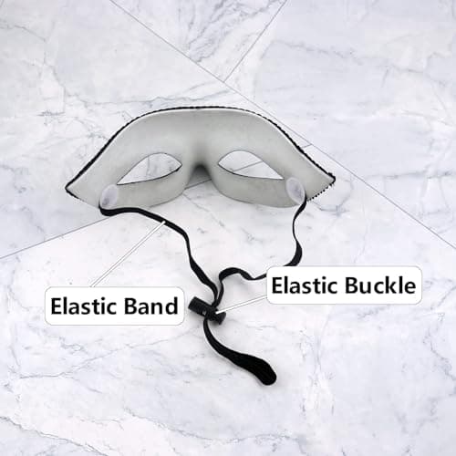 KEFAN 2 Pack Couple's Venetian Masks for Masquerade Ball Carnival Mardi Gras Prom