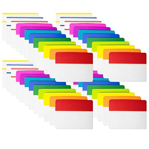 KICNIC 960-Piece 2" Colored Sticky Tabs for Binders, Books & Notebooks