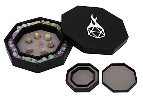 Forged Dice Co. Dice Arena Rolling Tray & Storage for Any Dice Game, D&D & RPG