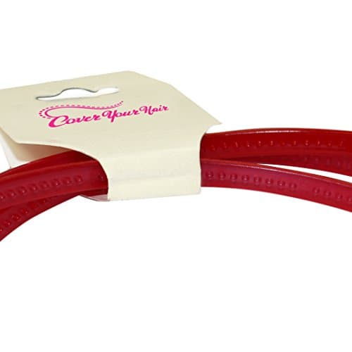 36 Piece Thin Colorful Plastic Headbands for Women