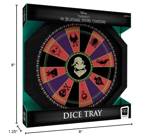 Nightmare Before Christmas Oogie Boogie Dice Tray - Officially Licensed Disney Gift