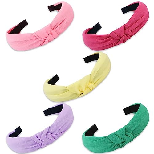 Women & Girls Stylish 5PCS Knotted Headbands