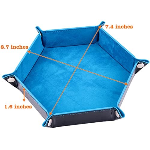 SIQUK Dice Tray for Dice Games