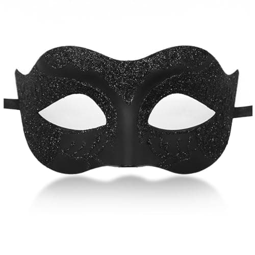 Ralleyfun Masquerade Mask for Couple, Venetian Mask for Halloween & Mardi Gras
