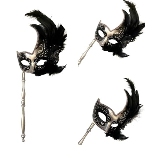 MasqStudio Brocade Lace Masquerade Mask for Mardi Gras & Parties