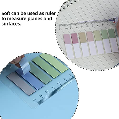 1200 Pcs Morandi Colored Book Tabs, Writable Index Flags for Notebooks
