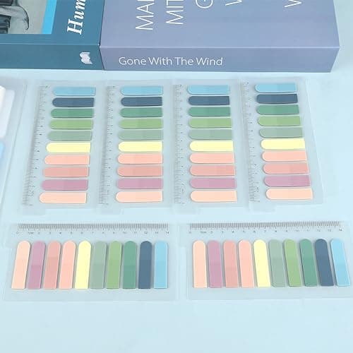 Morandi Sticky Tabs for Annotating Books - Aesthetic Sticky Notes for Office & School