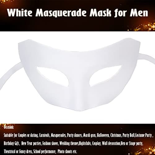 IETANG Couple Half Venetian Masquerade Mask for Parties