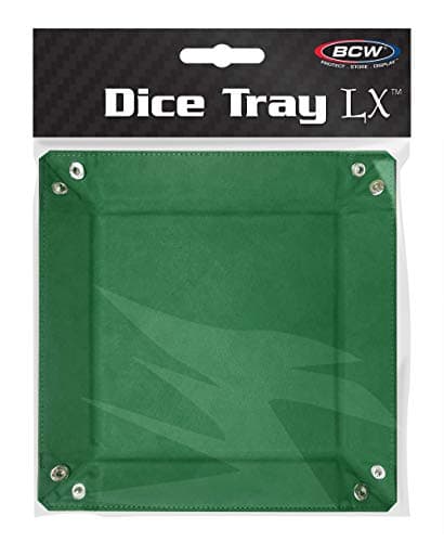 BCW Green 7x7 Inch Dice Tray for Dungeons and Dragons