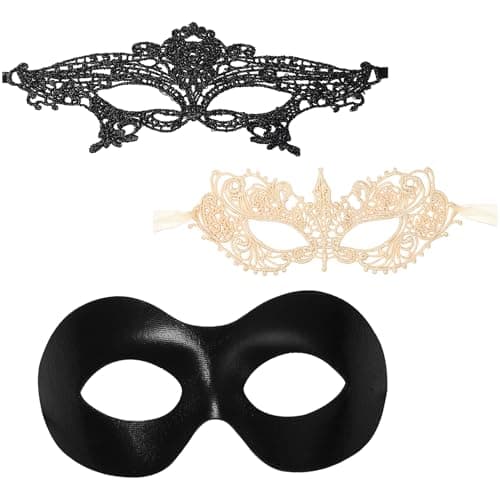 OIDEA Masquerade Lace Set for Couples: Costume Ball & Cosplay Party
