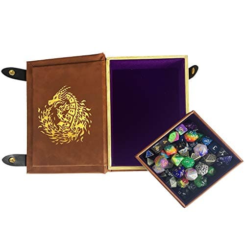 Chromatic Red Fire Dragon Magic Book Tray for Tabletop RPGs