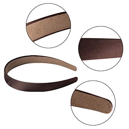 Duufin 22-Piece Satin Headband Set for Women & Girls, 22 Colors