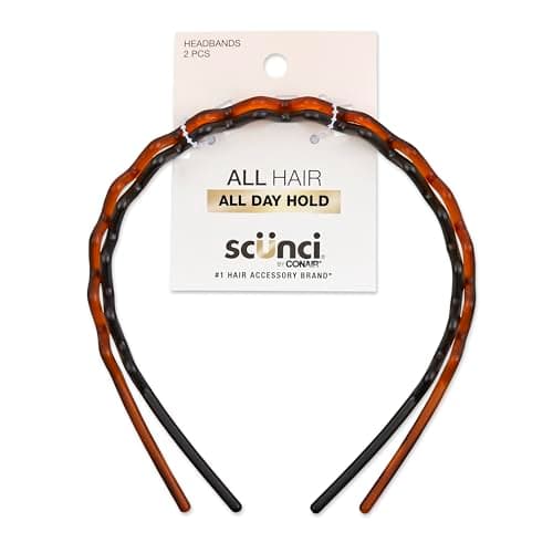 Effortless Beauty Headbands, 1-Inch Wide, 2-Count