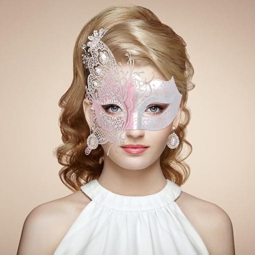 Coddsmz Mysterious Venetian Butterfly Lady Masquerade Mask for Halloween Party Evening Prom Ball