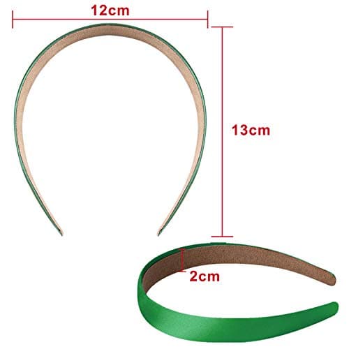 Duufin 22-Piece Satin Headband Set for Women & Girls, 22 Colors