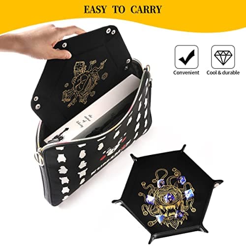 Portable Folding Dice Tray Set for RPG and Tabletop Gamers