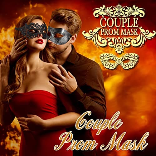 Liliful Black Lace Mask for Couple | Antique Mardi Gras Venetian Maskobservation