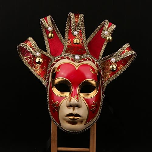 YU FENG Venetian Comedy Mask for Party and Halloween