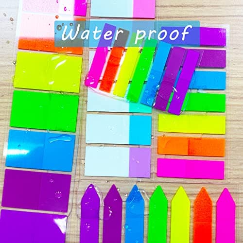 iKyce Clear Self-Adhesive Arrow Tabs, 680 Pieces, Book Markers & Highlights