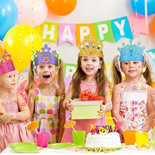 Princess Crown Paper Craft Kit for Kids Birthday Party Supplies