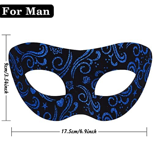 Couples Masquerade Metal Venetian Masks