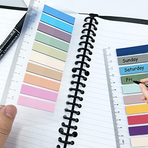 WSCHU 104 Color Morandi 2320pcs Book Tabs & Page Markers