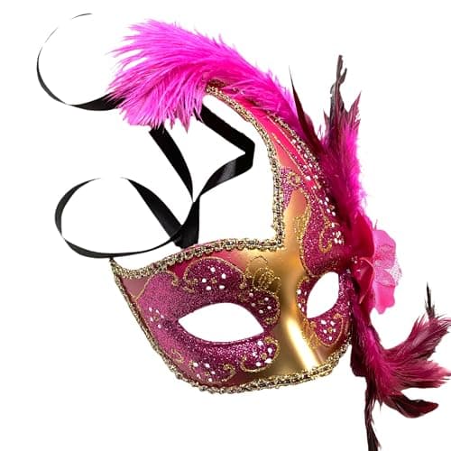 MasqStudio Brocade Lace Masquerade Mask for Mardi Gras & Parties