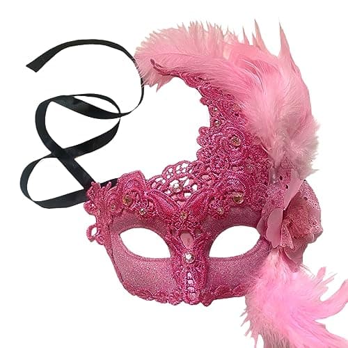 MasqStudio Brocade Lace Masquerade Mask for Mardi Gras & Parties
