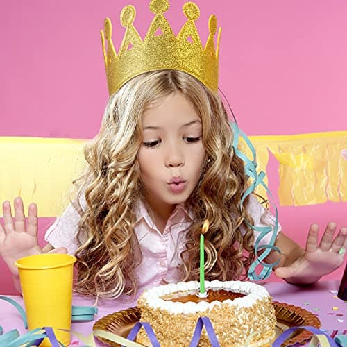 Tatuo Gold Stretch Kids Crown for Birthday