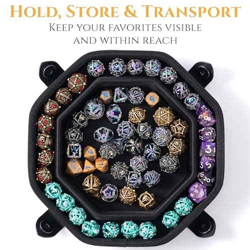 Twin Dragon Dice Tray - Perfect for D&D and RPG - Protect Your Dice