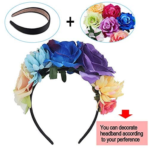SIQUK 18 Pieces Colorful 1 Inch Wide Non-slip Satin Headbands for Women and Girls