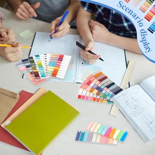 ReliThick 8000 Pcs Multi-Colored Sticky Tabs for Reading Supplies