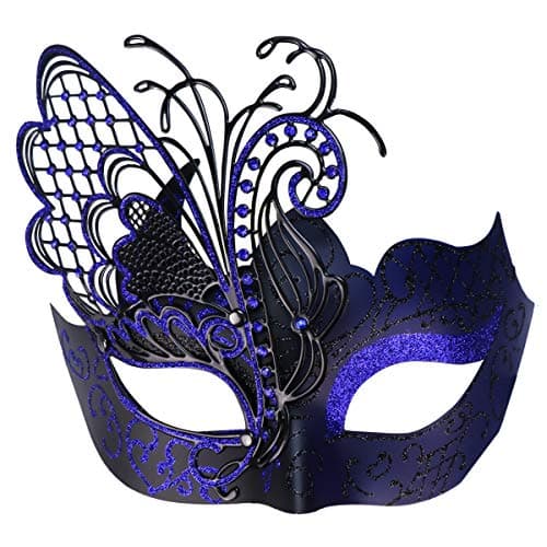 Coddsmz Mysterious Venetian Butterfly Lady Masquerade Mask for Halloween Party Evening Prom Ball