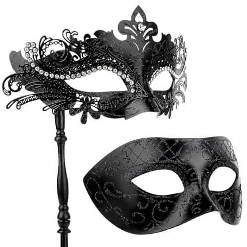 Hoshin Masquerade Mask for Women Couple Mardi Gras Decorations