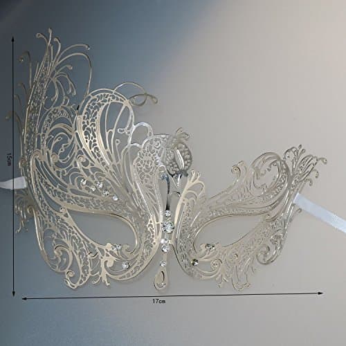 Thmyo 2 Pack Masquerade Mask for Venetian Carnival and Mardi Gras Ball