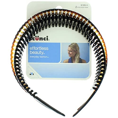 Scunci 2.5 cm comfort hold hair headbands - 6 ea