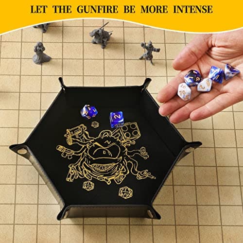 Portable Folding Dice Tray Set for RPG and Tabletop Gamers
