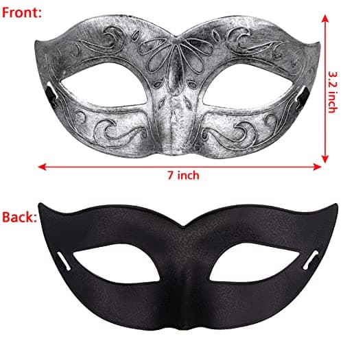 FEQO 48 Pieces Vintage Venetian Masquerade Masks