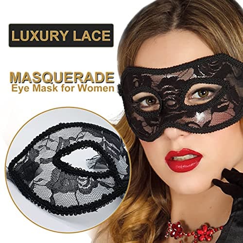 MYMENU Couples Masquerade Mask Women Metal Rhinestone Venetian Party