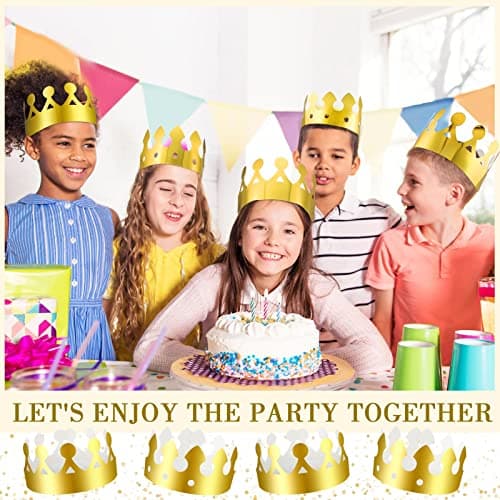 Best Gold Birthday Crowns for Kids and Adults