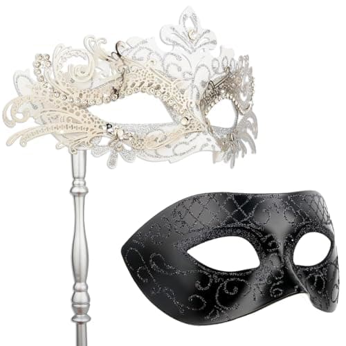 Hoshin Masquerade Mask for Women Couple Mardi Gras Decorations