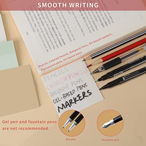 ONEDONE Transparent Sticky Notes - 700 Sheets for Book Marking