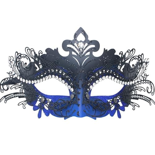 Geek-M Masquerade Metal Masks for Halloween & Mardi Gras
